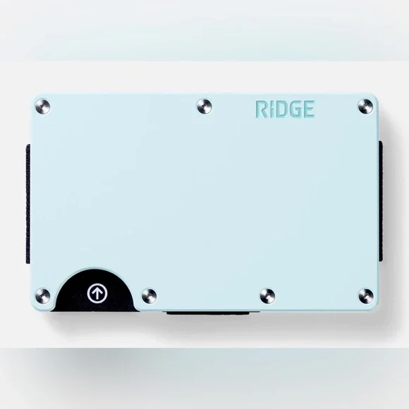 Ridge RFID Blocking Wallet w/Money Clip, Sea Glass, NIB, NWT - Picture 2 of 9